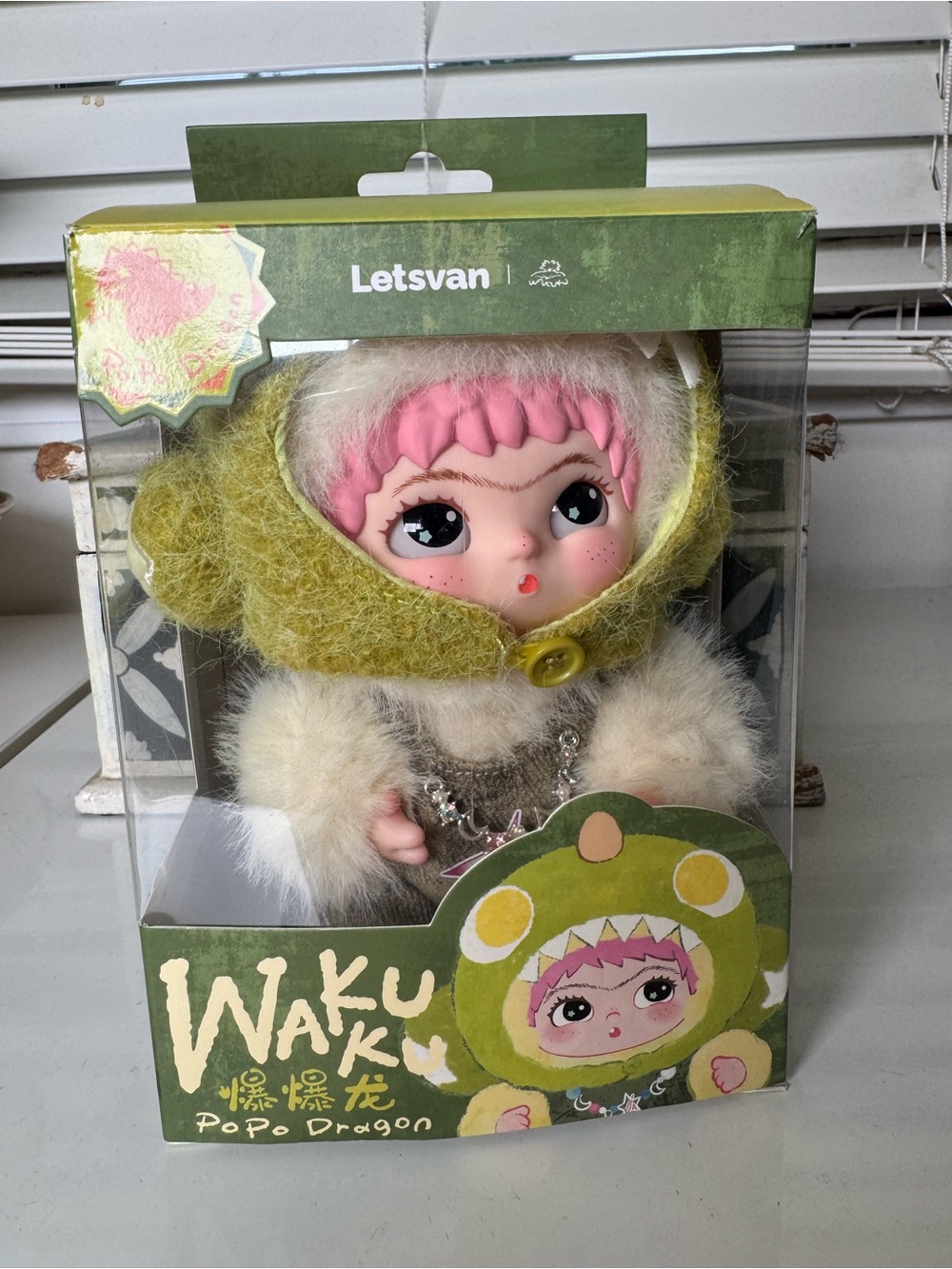 Wakuku Popo Dragon Vinyl Plush Doll Pendant